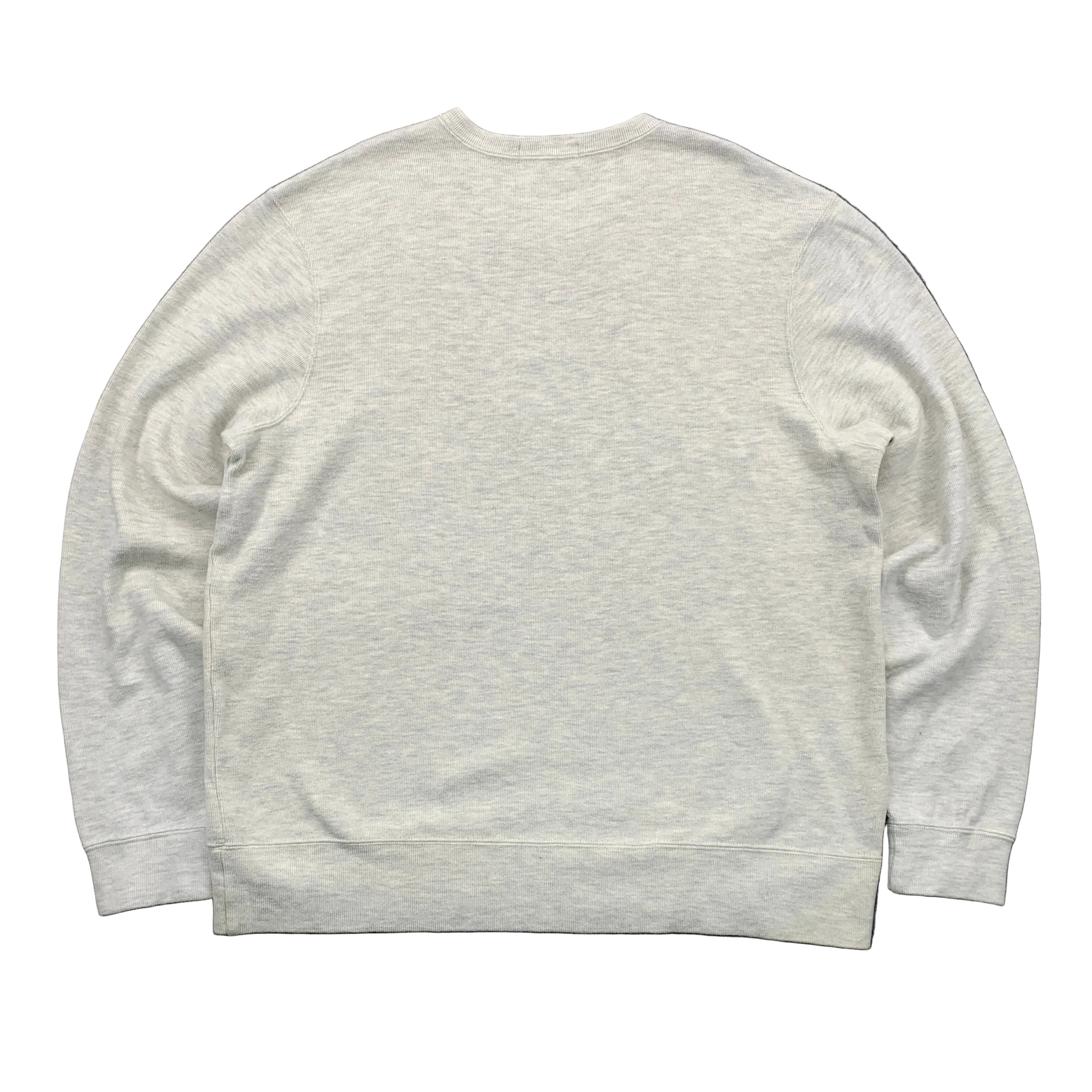 Gray sweatshirt on a gray background